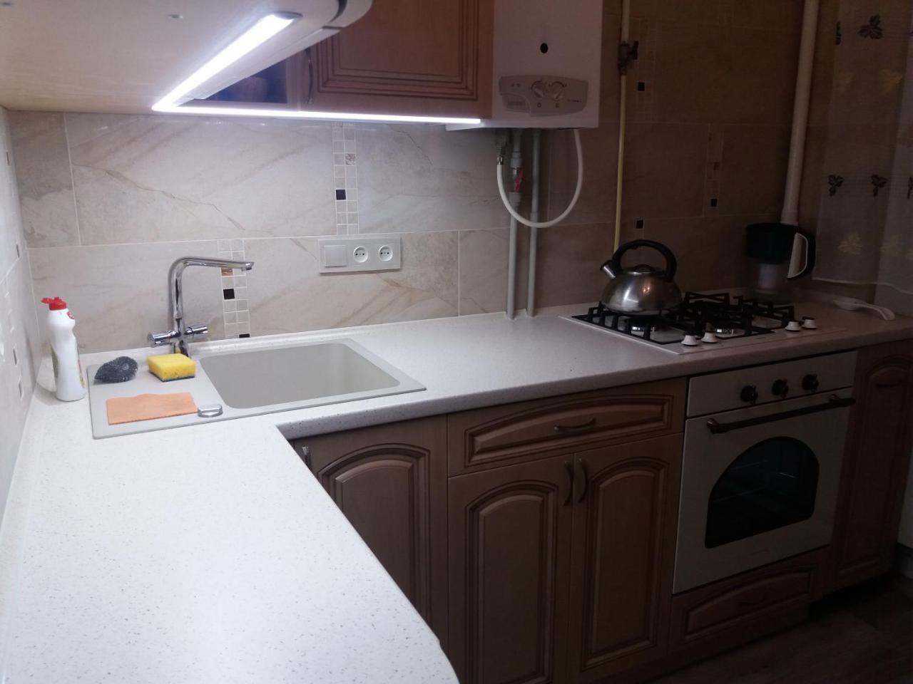 Сozy Appartment Near Metro Station "23 Avgusta" Kharkiv Bagian luar foto